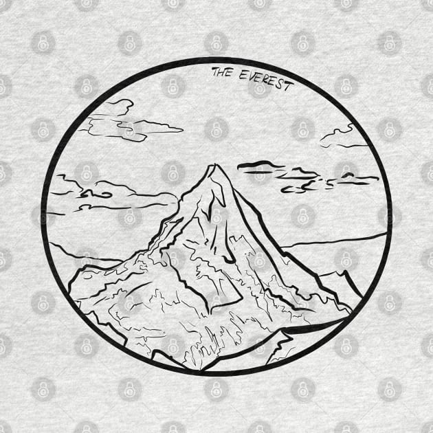 Everest lineart by minimalist_a